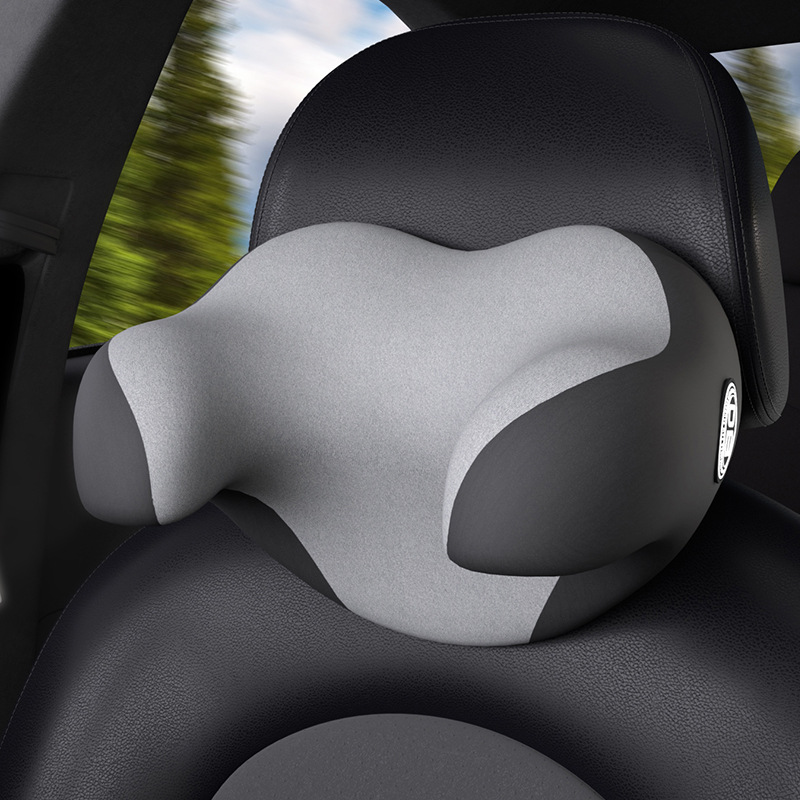 U-shaped Car Headrest Pillow Memory Foam Interior Protector Soft Skin-Friendly Fits