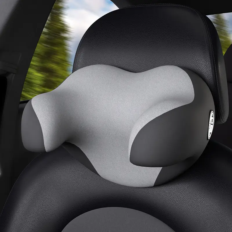 U-shaped Car Headrest Pillow Memory Foam Interior Protector Soft Skin-Friendly Fits