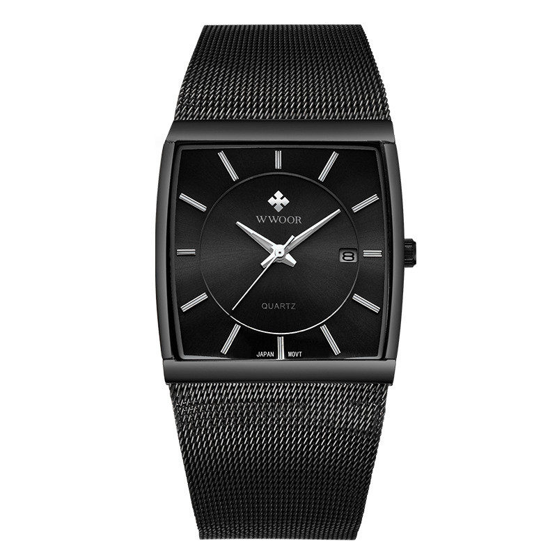 Men's mesh strap watch