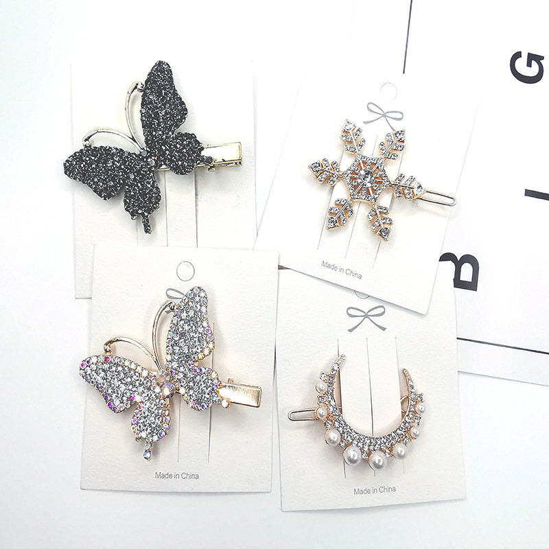 Bow clip does not hurt hair edge clip headpiece clip clip bangs jewelry