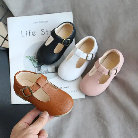 Children's Pea Shoes Versatile Single Baby