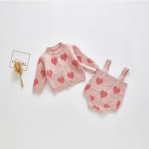 Baby Suit Flocking Love Jacket