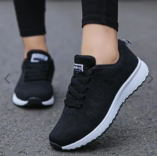 Women Shoes Sports Sneakers Black - Shop at LoveMi