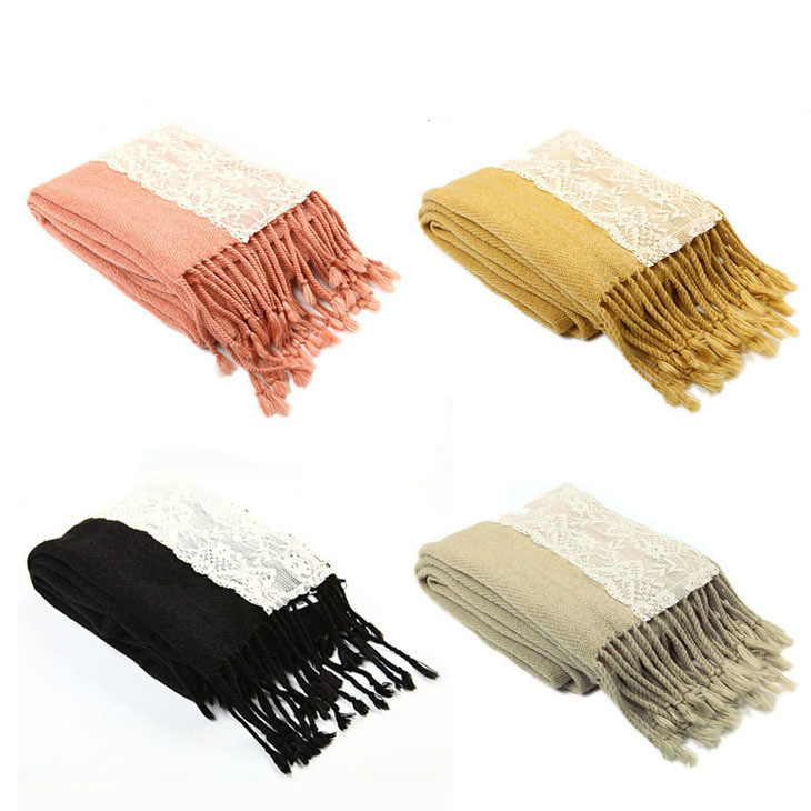 Solid color scarf shawl carpet