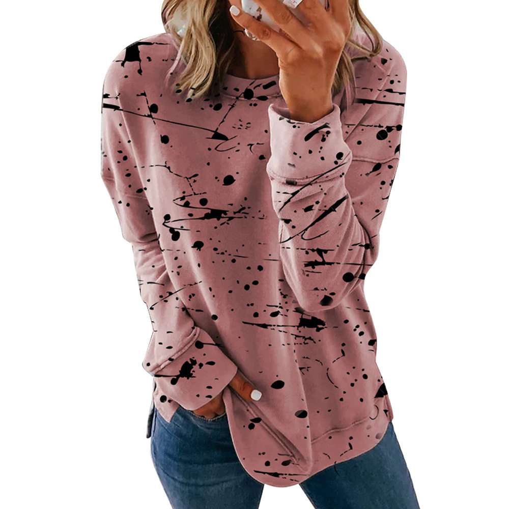 New style graffiti print fashion women's sweater