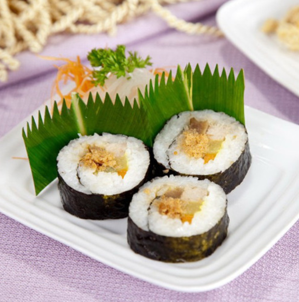 Green skin sushi curtain sushi mat