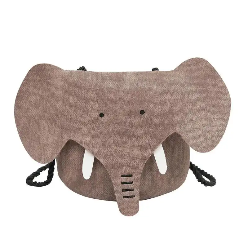 Cartoon cute baby elephant shoulder bag