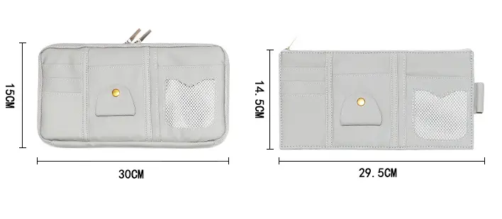 Car Sun Visor Organizer Storage Holder Full