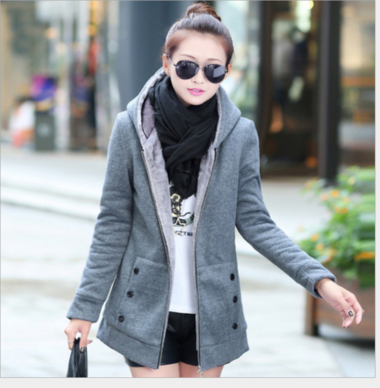 Mid-Length Hair Liner Ladies Jacket