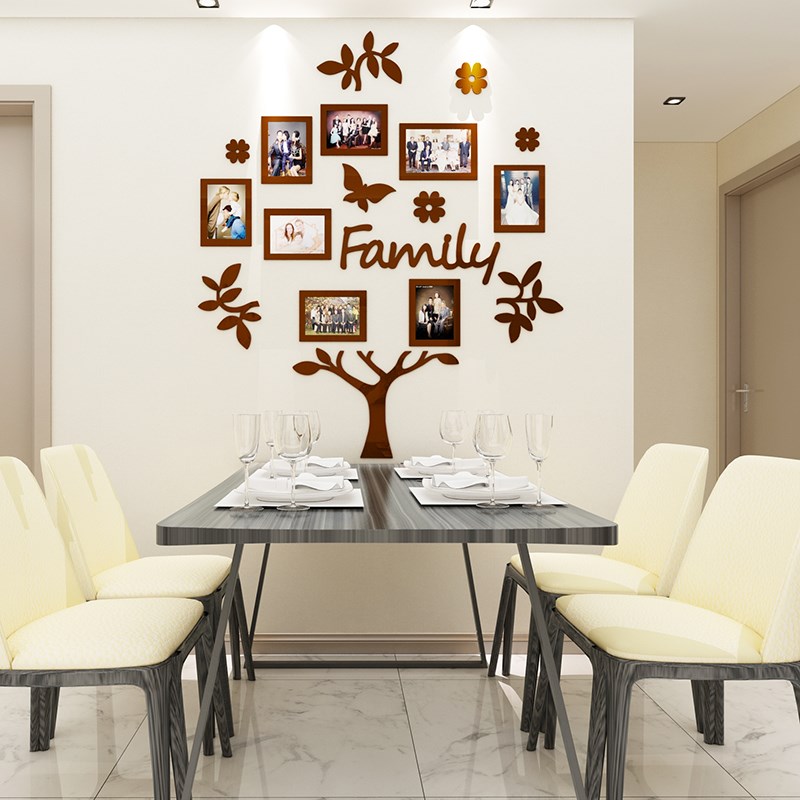 Photo frame tree 3d wall sticker — foto 3