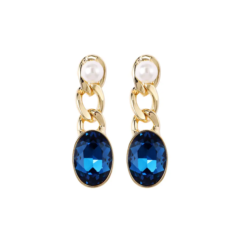 Simple Fashion Crystal Earrings