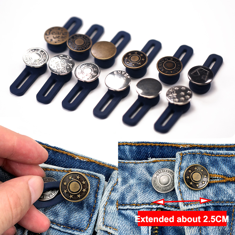 Jeans Retractable Button