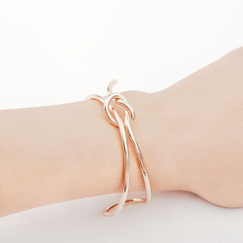 Geometric Double Hollow Knotted Bracelet