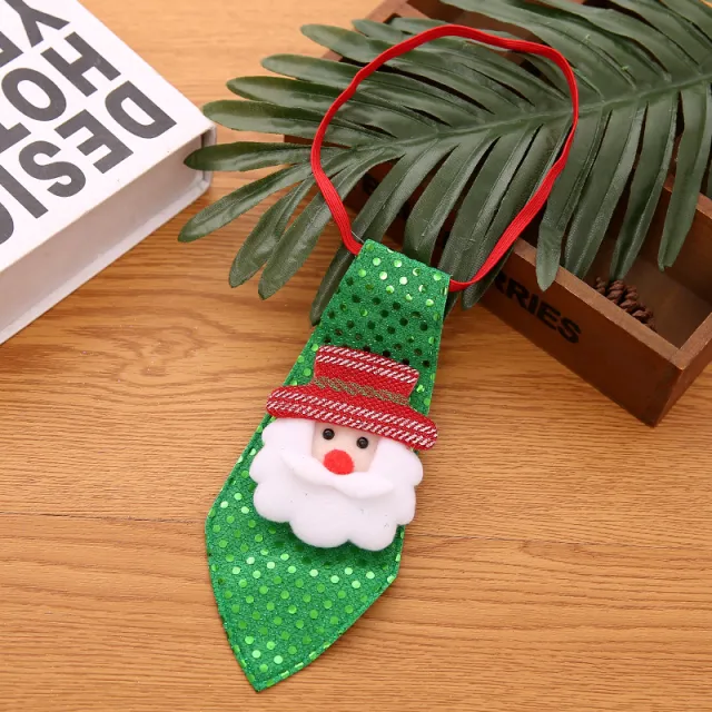 Christmas colored sequins tie decorations Green - Shop at LoveMi