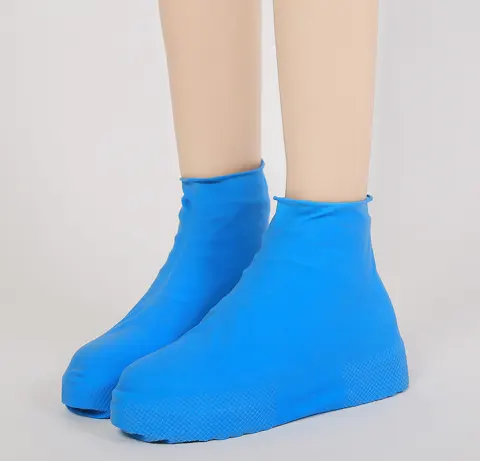 Rubber Anti-slip Waterproof Shoe Cover Reusable Rain Boot Motorcycle