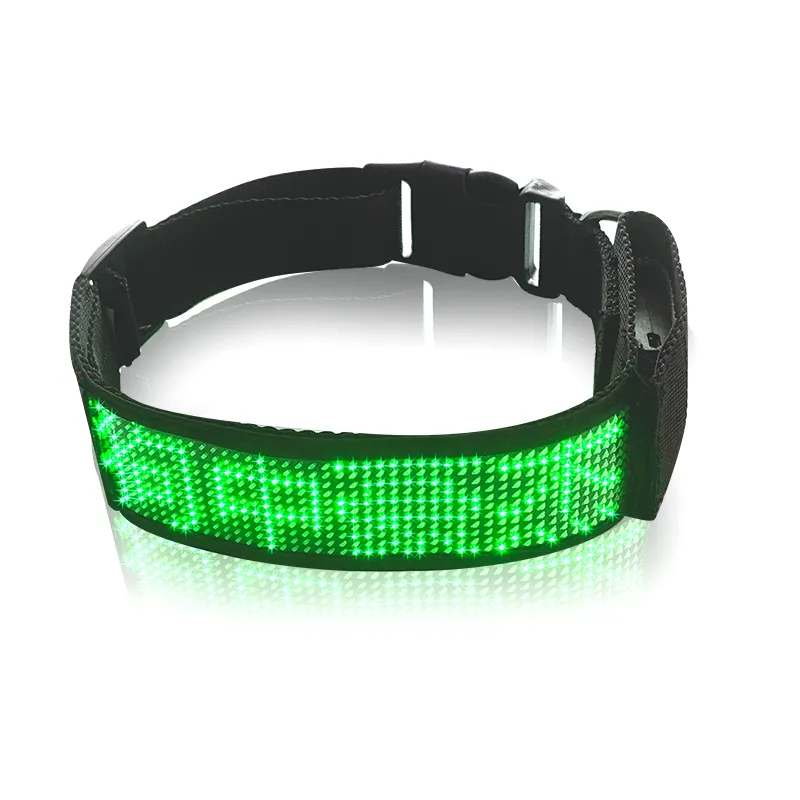 LED luminous pet collar - Green