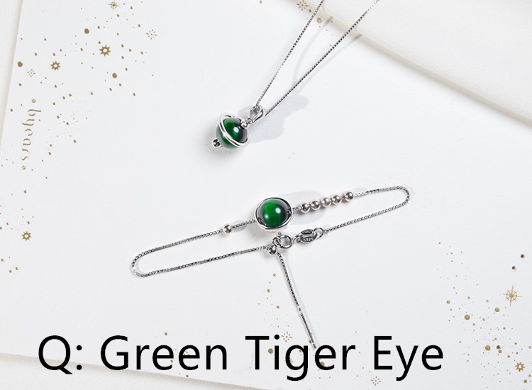 Asteroid Twelve Constellation Guardian Stone Necklace