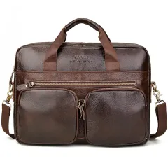 Briefcase business handbag - Brown - View 1