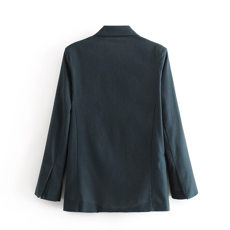 European and American women's summer double breasted suit coat