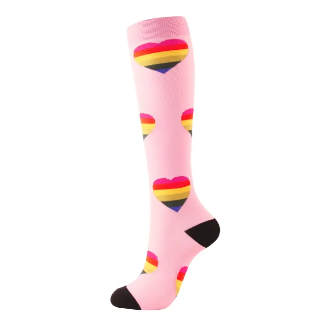 Cycling sports pressure socks Pink - Shop at LoveMi