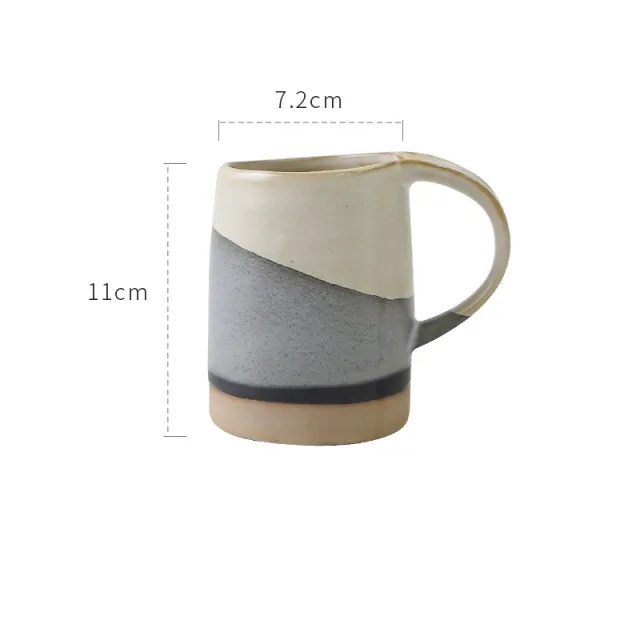 Hand Made Ceramic Cup Of Antique Coarse Water Cup White - Shop at LoveMi