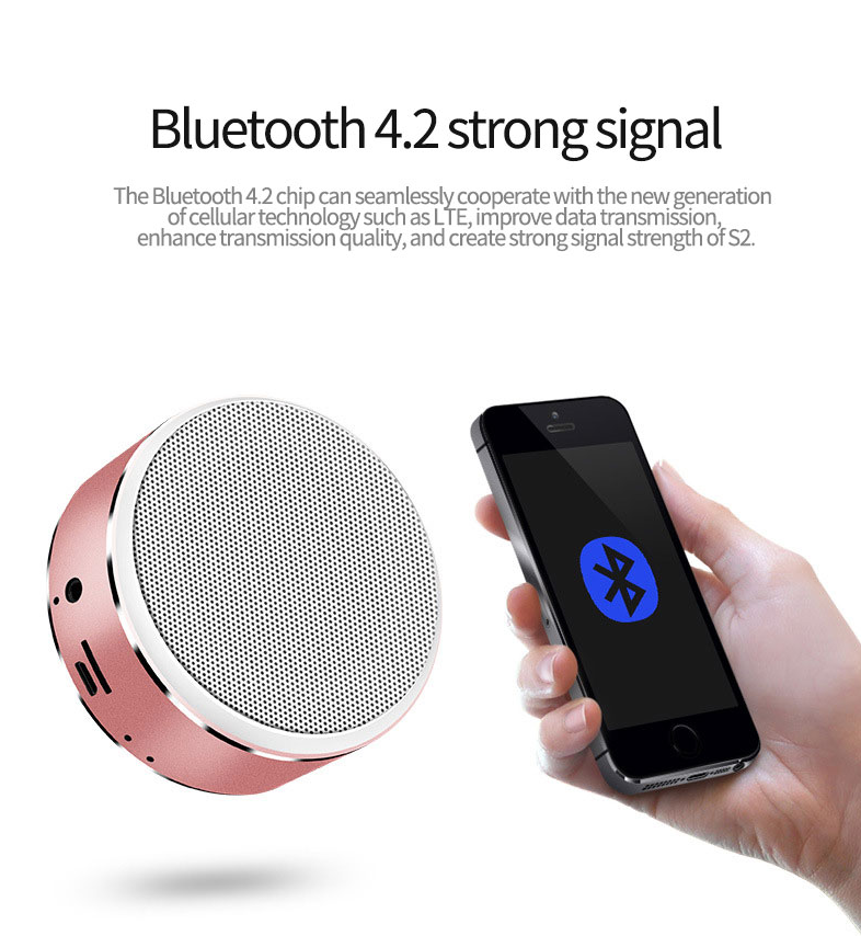 S8 portable Bluetooth speaker Mini card subwoofer built-in battery mini speaker - Image 11