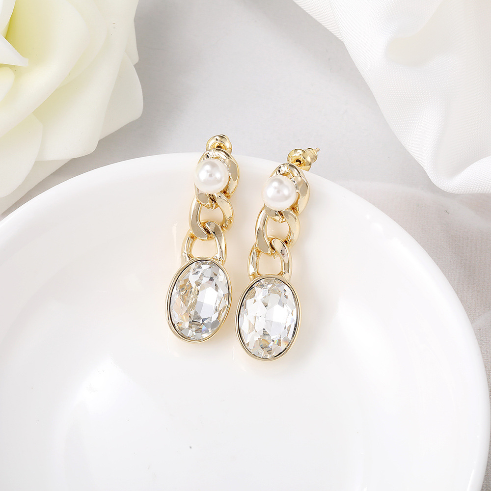 Simple Fashion Crystal Earrings