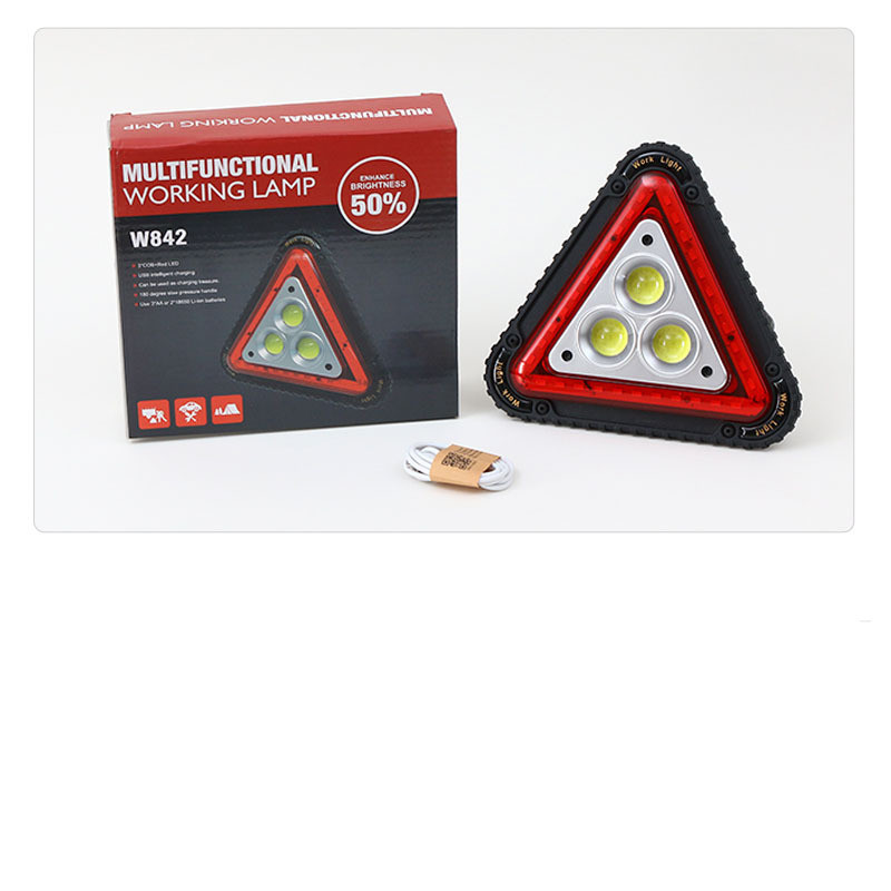 Triangular red warning light — foto 5