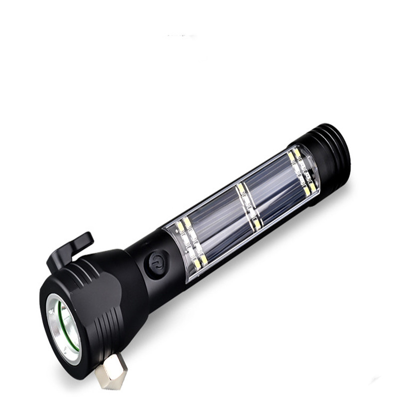Outdoor USB waterproof aluminum flashlight