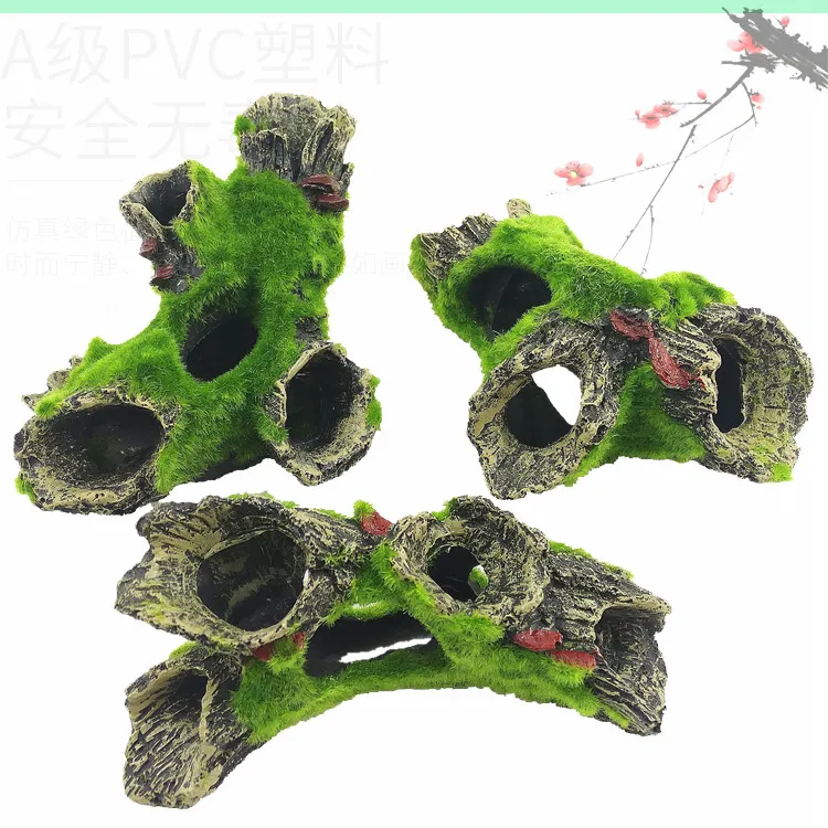 Aquarium shrimp cave house shelter house shrimp pot shrimp nest spawning tree branches - Abccombination