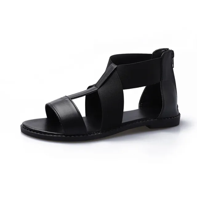 Simple, low heeled cool boots Black - Shop at LoveMi