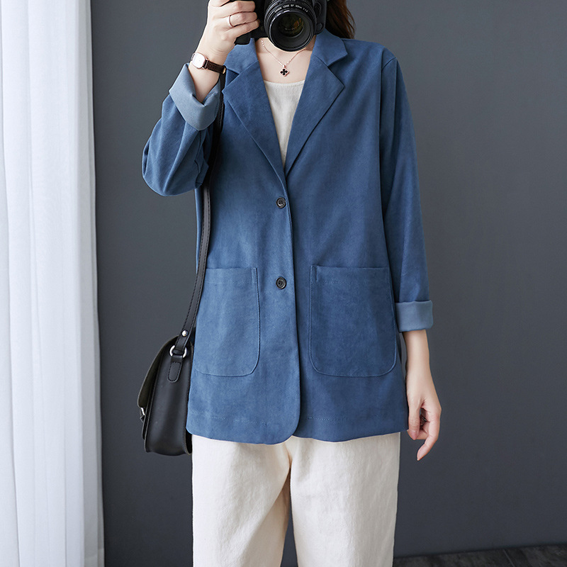 Temperament casual mid-length small suit