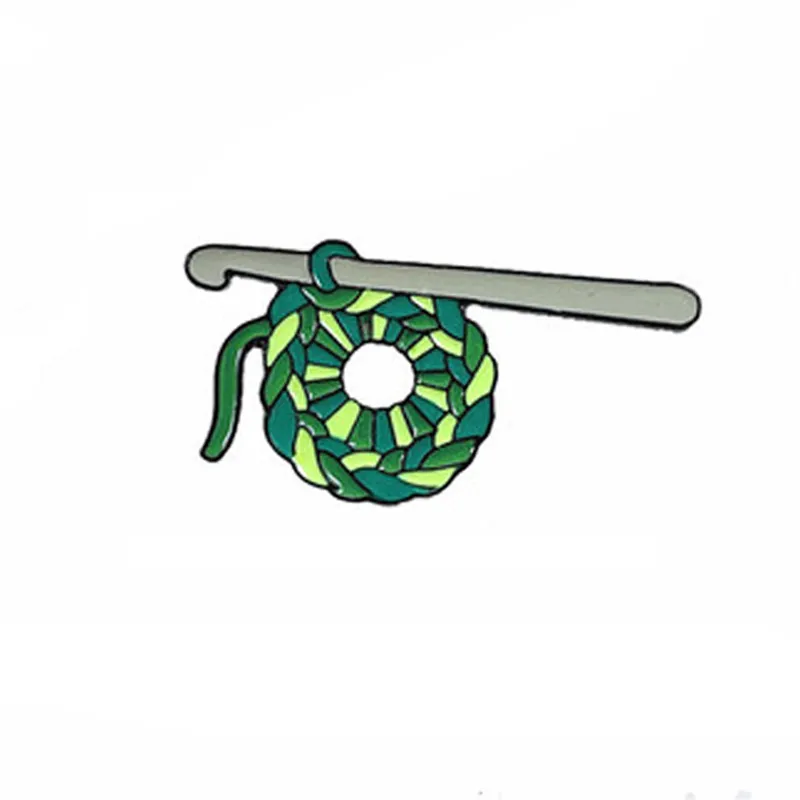 Hand-woven colorful twist hair tie - Green