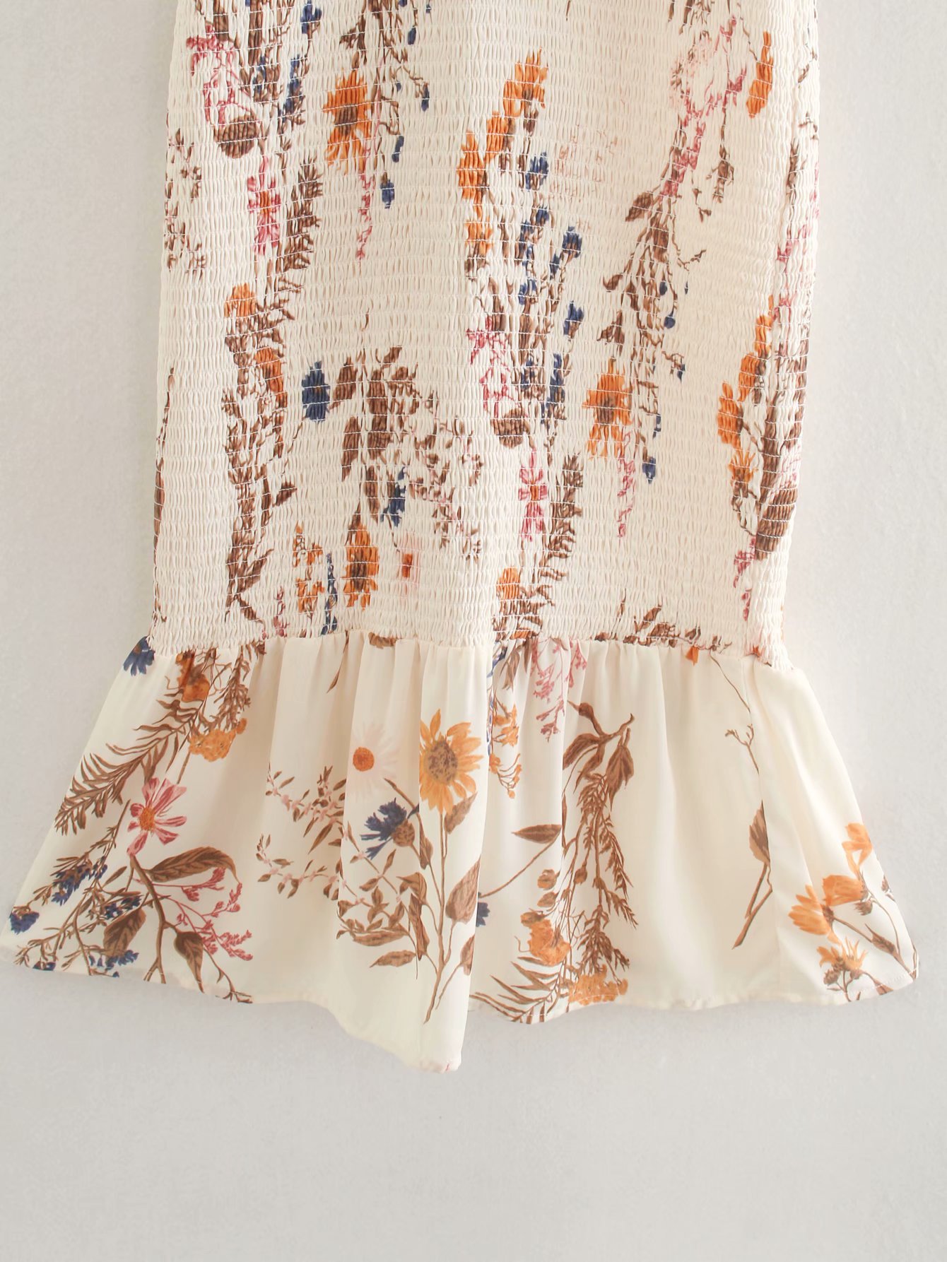 Stretch pleated slim-fit dress long dress