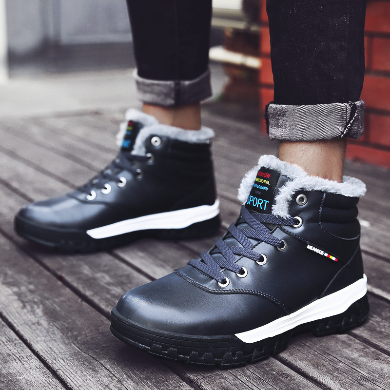 Large fashion Plush thermal cotton shoes