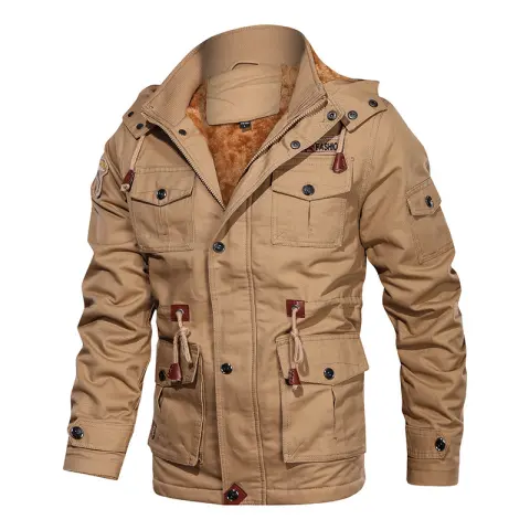 Mountainskin Men's Winter Fleece Jackets Warm Hooded Coat Thermal