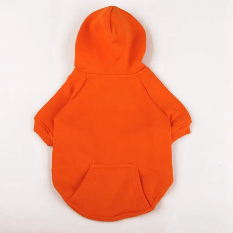 Fleece Hooded Sweater Dog Clothes Winter Hooded Jacket