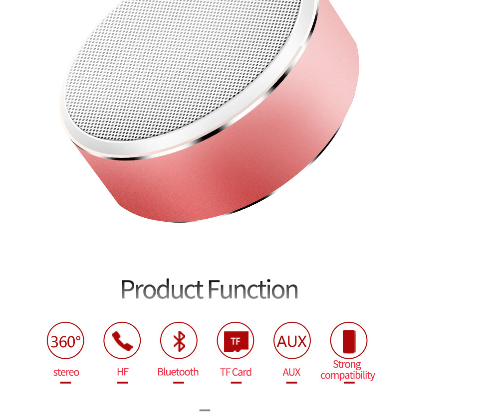 S8 portable Bluetooth speaker Mini card subwoofer built-in battery mini speaker - Image 16