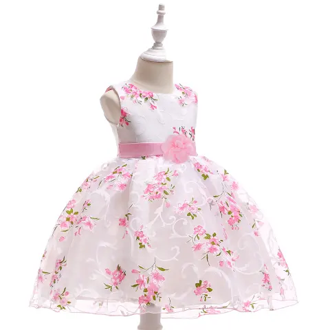 Gauze Flower Girl Wedding Dress Evening