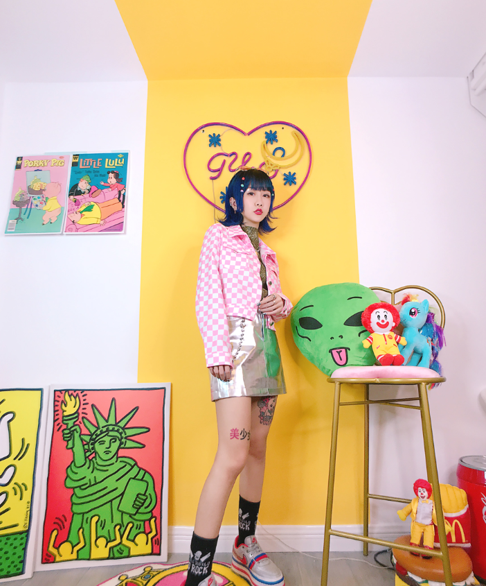 Harajuku Style Checkerboard Plaid Girl Version Lapels Early Autumn New Blazer