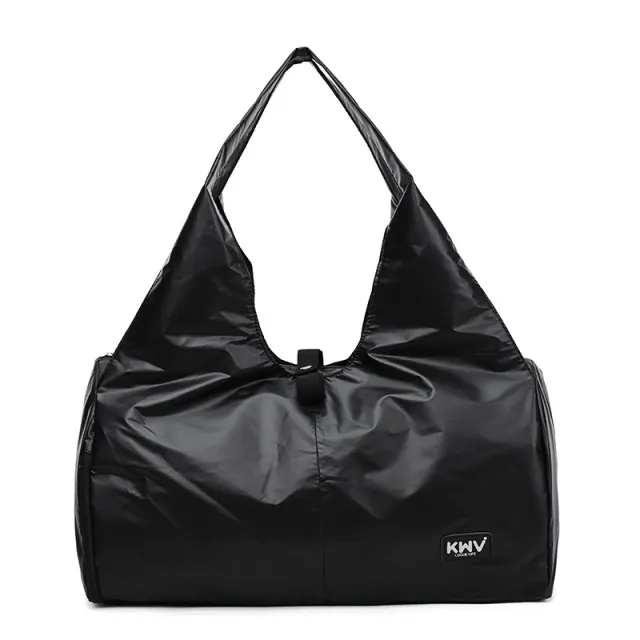 Solid color large capacity wear resistant travel bag Tan - Shop at LoveMi