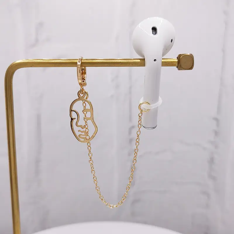 Line facial makeup ear buckle Earrings