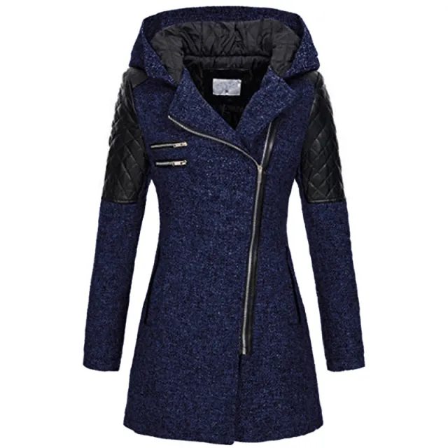 Gothic Hooded Coat Navy Blue - Shop at LoveMi