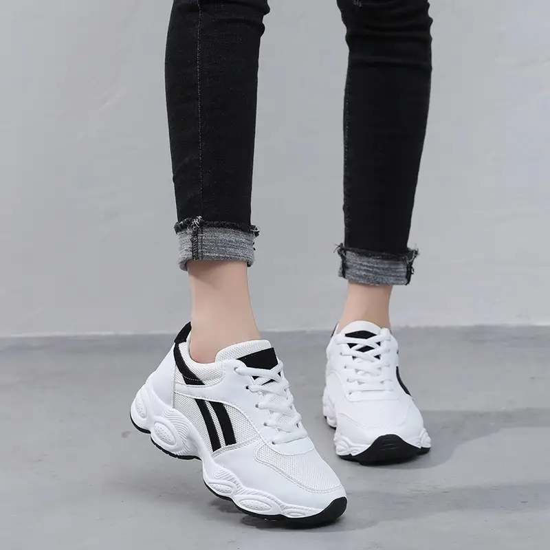 Breathable running shoes casual mesh sneakers