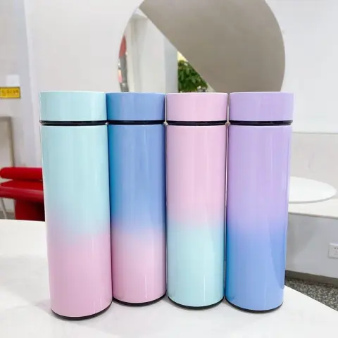 Intelligent Stainless Steel Bottle Cup Temperature Display Vacuum Flasks