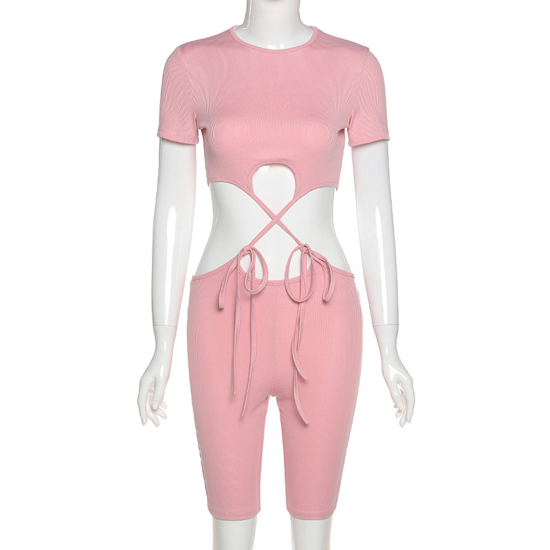 Cutout lace detachable shorts