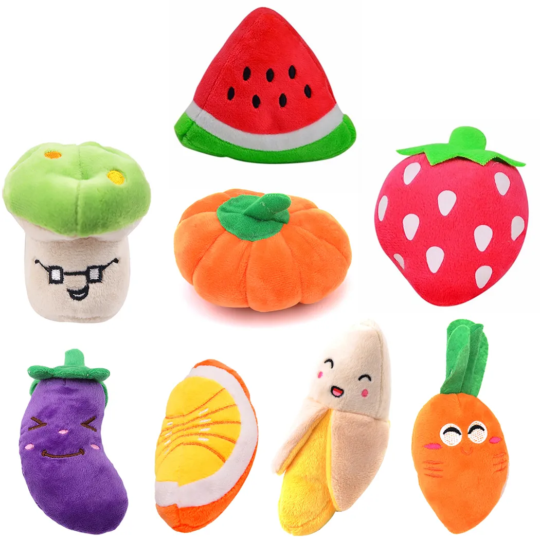 Gooddog, Dog, Plush Vocal Toys, Fruits, Cartoons, Pets, Cats, Toys, Pet Supplies – image 3
