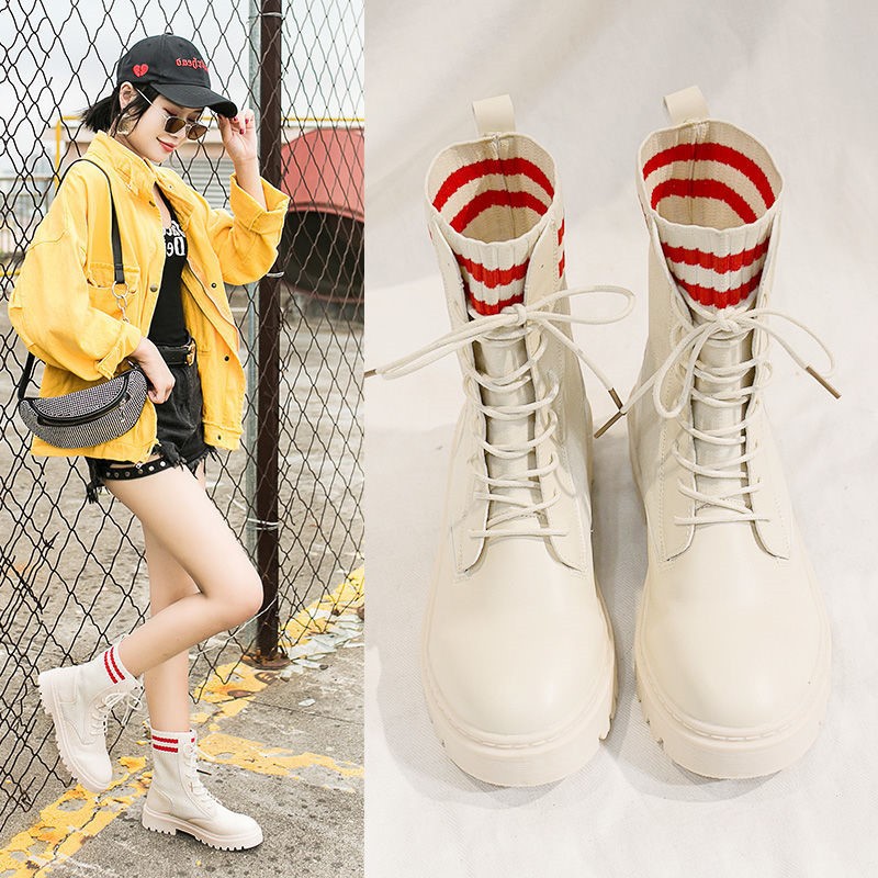 British handsome net red breathable motorcycle boots