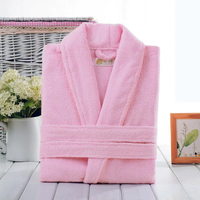 Couple nightgown towel material thickened Pink - Shop at LoveMi