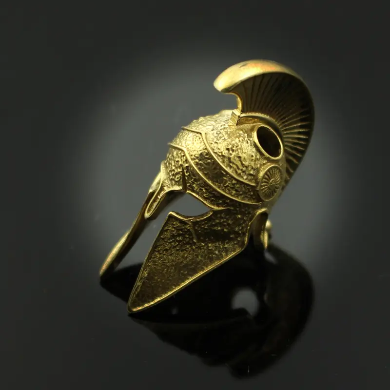 Ancient knight helmet